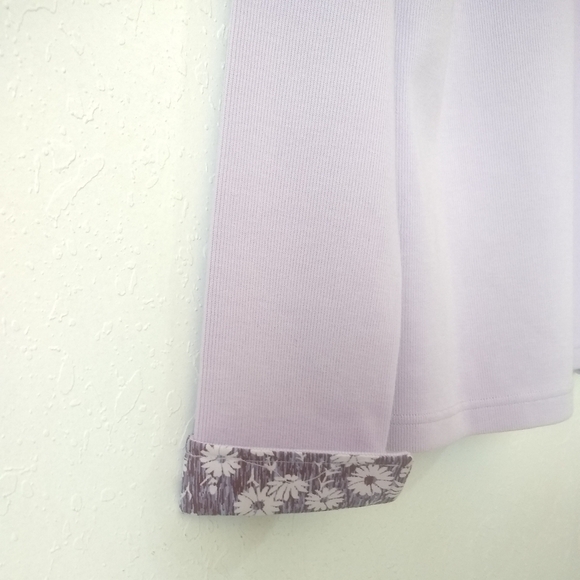 SALE 🛍️ 🆕 ORVIS Women's Sandy Point Pullover 1/4 Zip Sweatshirt Floral - Picture 6 of 11